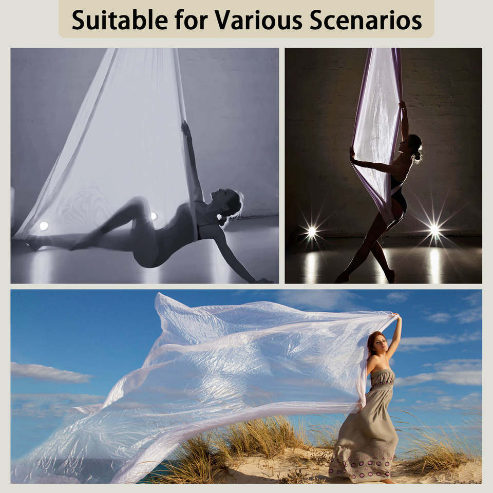 Premium Aerial Yoga Hammock Swing 210T Nylon Silk for Pilates & Fitness 4