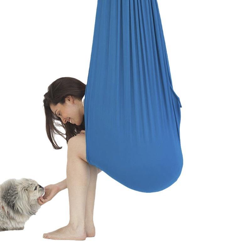 Heavy-Duty Sensory Hammock Swing for Kids & Adults - Indoor/Outdoor 5