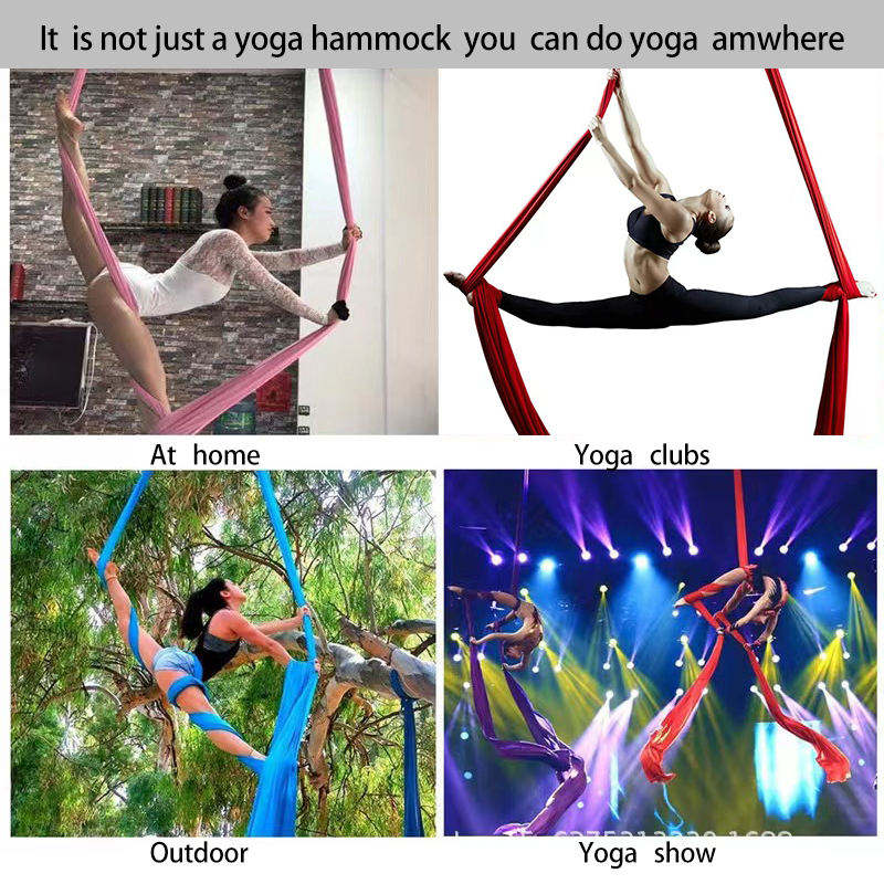 Anti-Gravity Gradient Color Aerial Yoga Hammock Swing 2