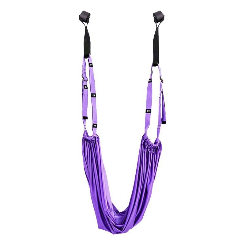 Aerial Yoga Hammock & Backbending Trainer | Door-Mounted Inversion Stretch Kit 5