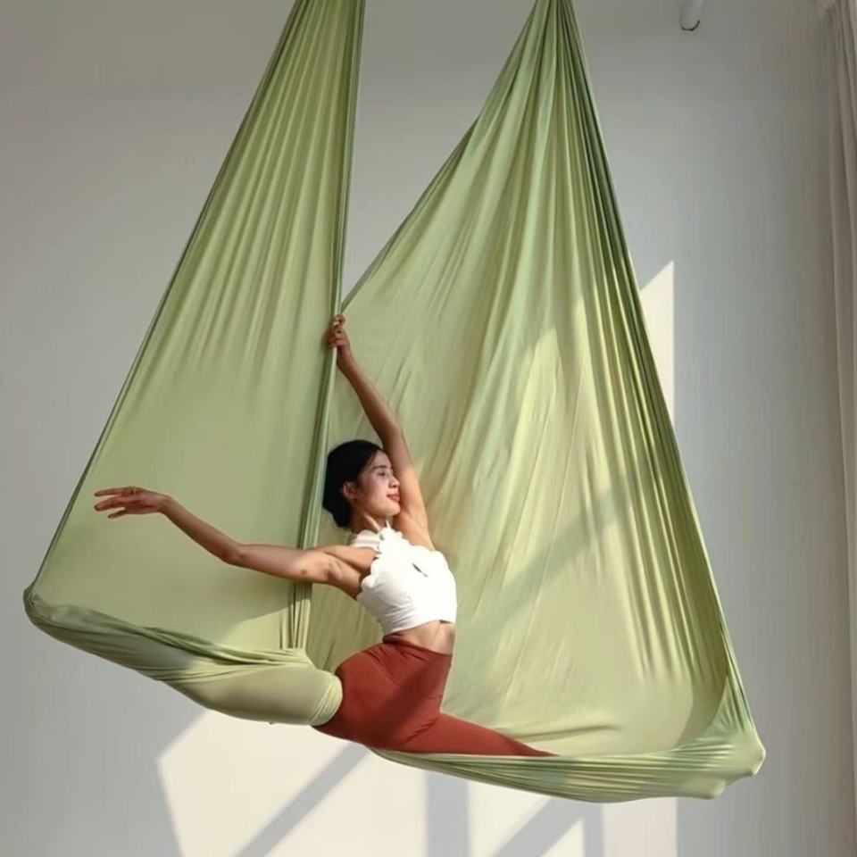 Professional Anti-Gravity Yoga Hammock 5x2.8m Thickened Aerial Elastic for Studio & Home