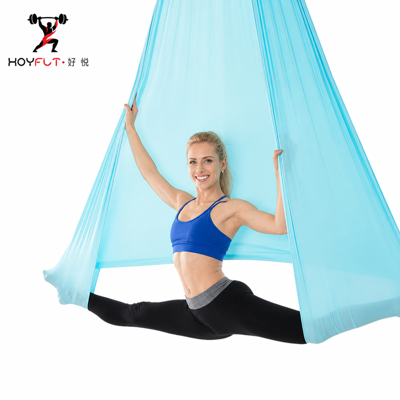 Premium Aerial Yoga Hammock Set – Nylon Silks for Flying Swing & Pilates Inversion