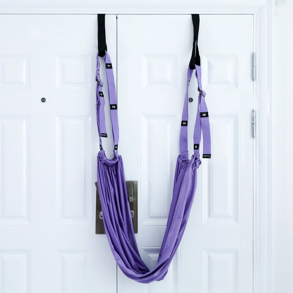 Premium Aerial Yoga Swing Hammock - Nylon & Polyester Cotton, Door Mount, Custom Logo 2