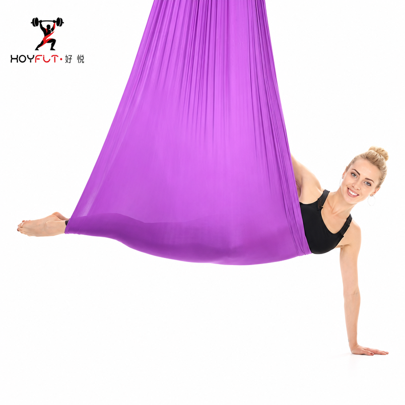 Premium Aerial Yoga Hammock Set – Nylon Silks for Flying Swing & Pilates Inversion 4
