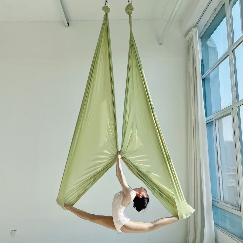 Professional Anti-Gravity Yoga Hammock 5x2.8m Thickened Aerial Elastic for Studio & Home 4