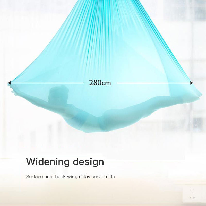 Premium Aerial Yoga Hammock Set – Nylon Silks for Flying Swing & Pilates Inversion 3