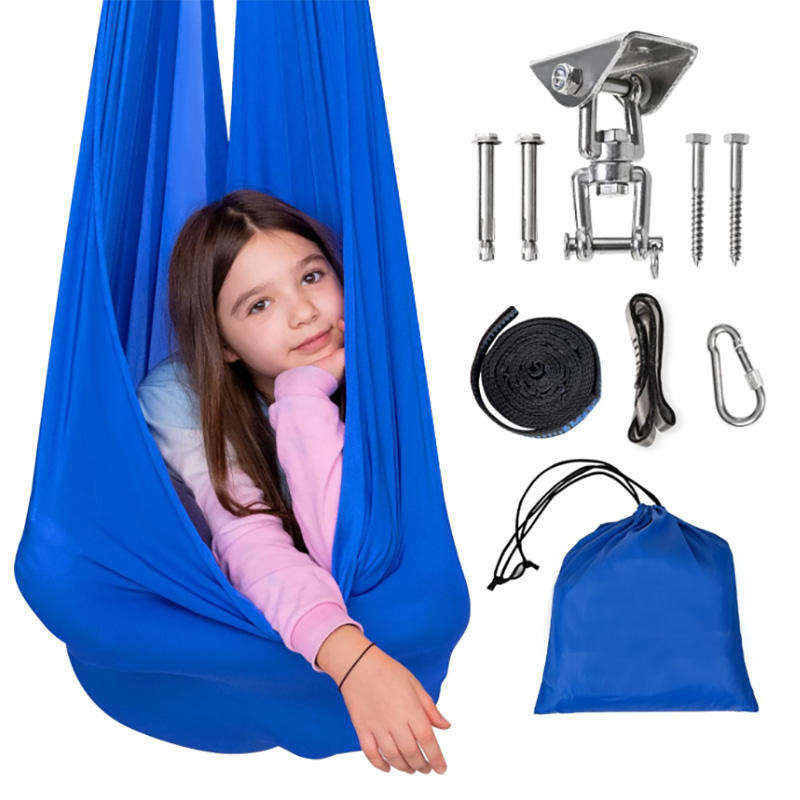 Premium Aerial Yoga Hammock Swing 210T Nylon Silk for Pilates & Fitness 6