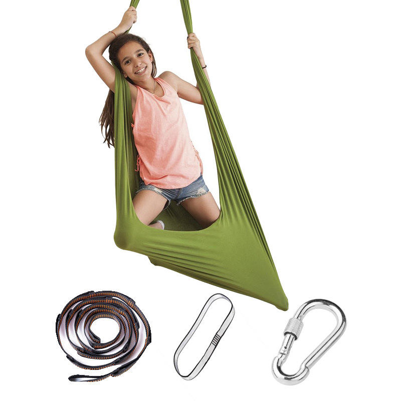 Heavy-Duty Sensory Hammock Swing for Kids & Adults - Indoor/Outdoor