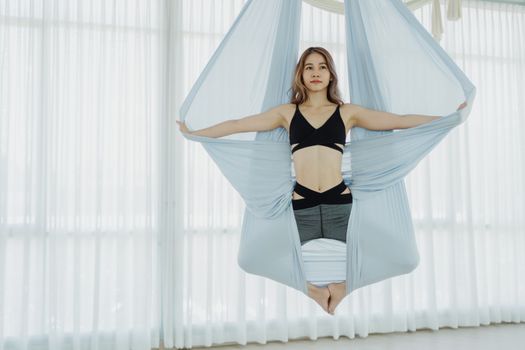 Aerial Yoga Hammock for Anxiety & Stress Relief
