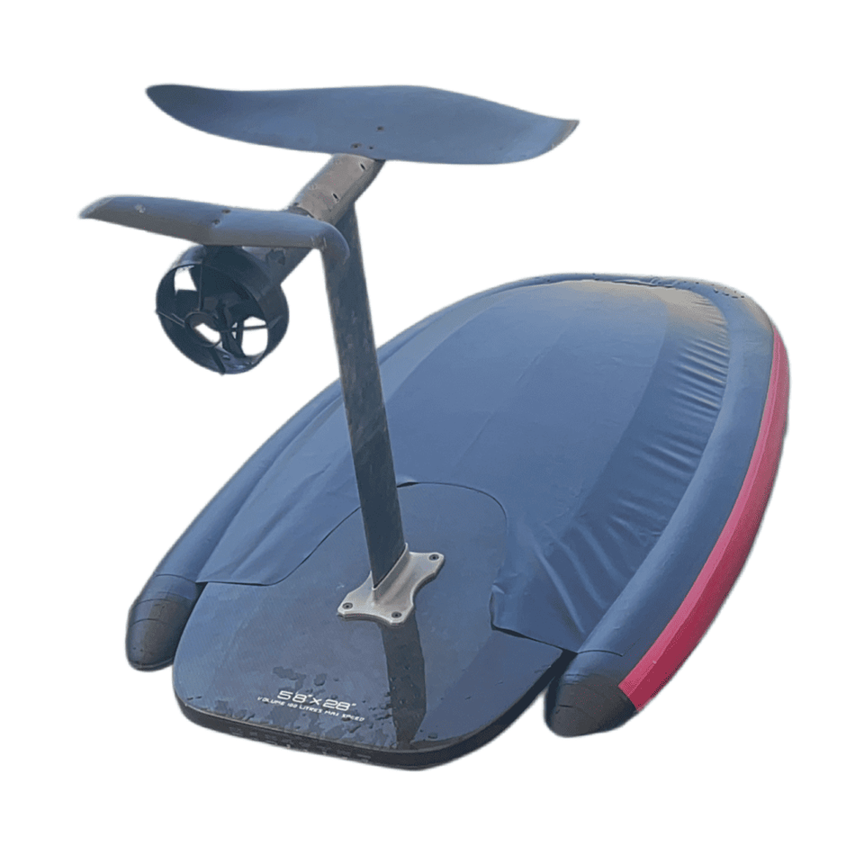 Electric Hydrofoil Surfboard Kit with Inflatable PVC Air Cushion for Beginners | Rental & Personal Use