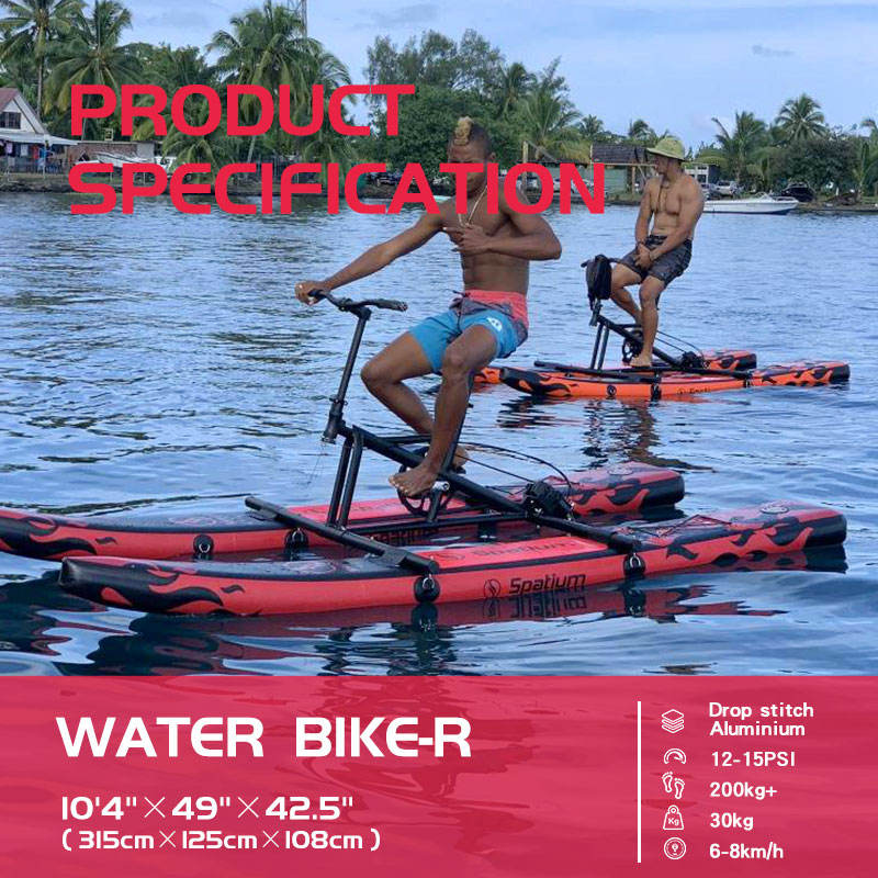 Spatium Inflatable Water Bike | Pedal Sea Bicycle for Water Sports