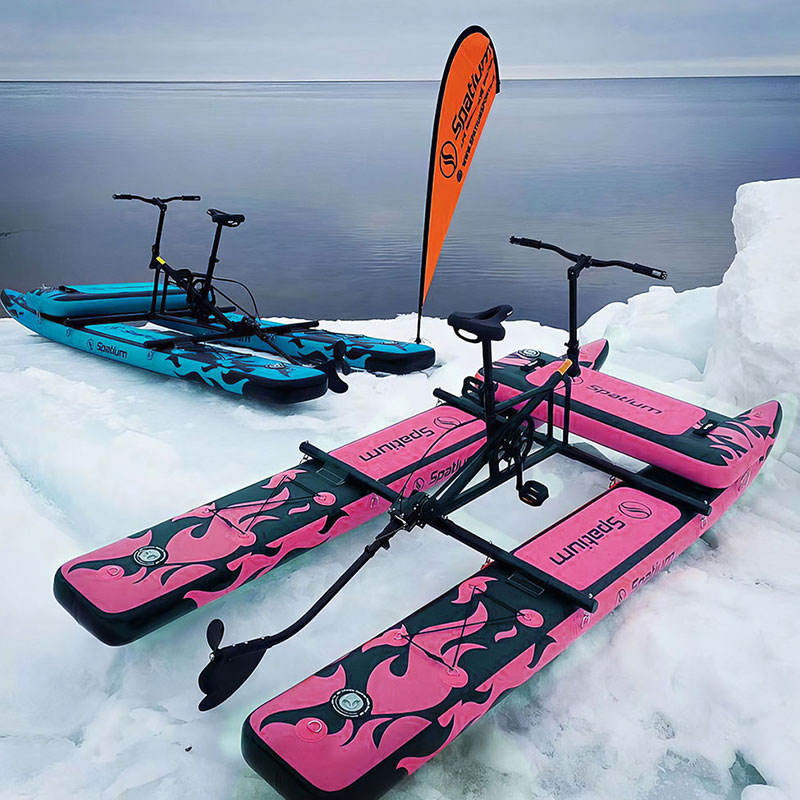 Commercial Inflatable Water Bike Pedal Boat | 2-Person Pedalo | Custom Logo
