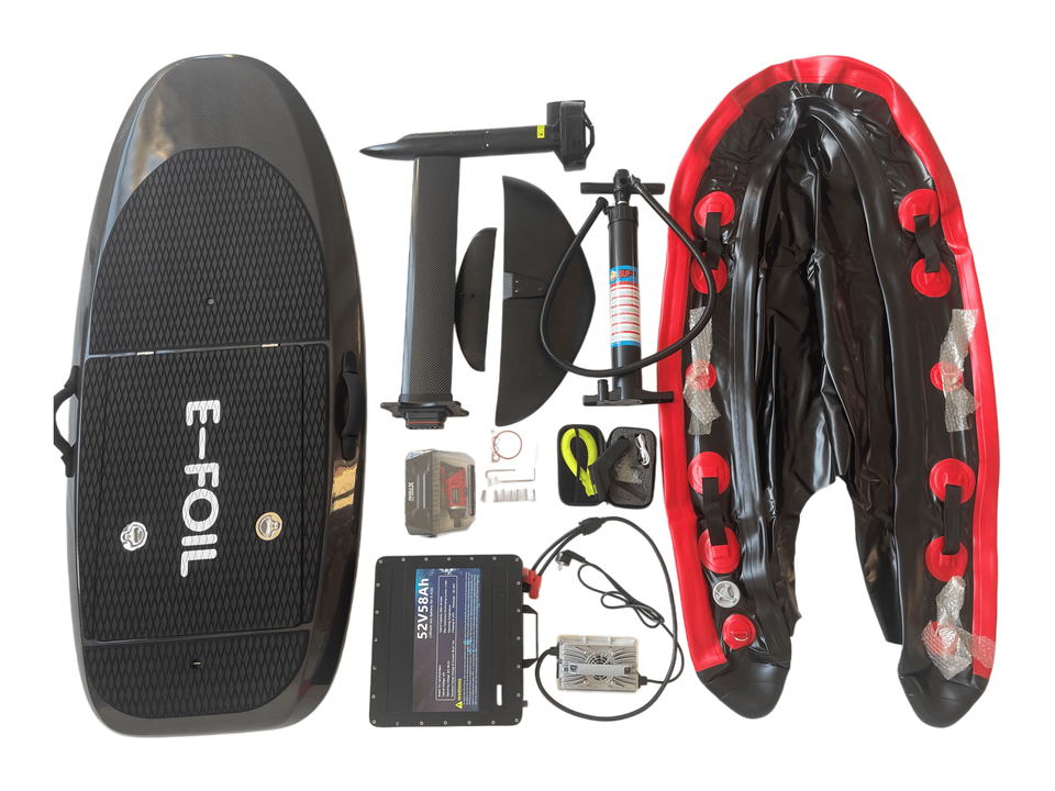 Electric Hydrofoil Surfboard Kit with Inflatable PVC Air Cushion for Beginners | Rental & Personal Use