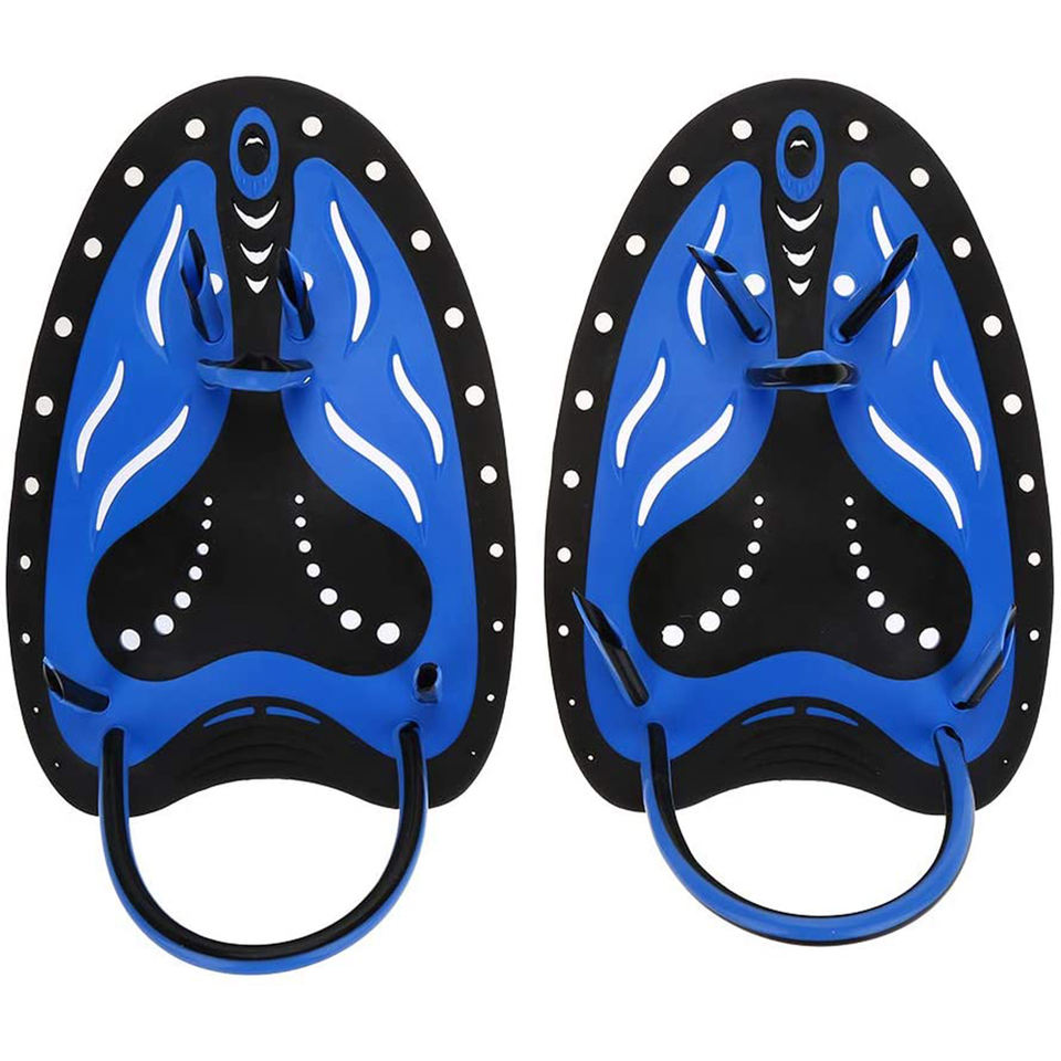 Professional Training Swim Hand Paddles | Adjustable PP+TPE Fins for Kids & Adults