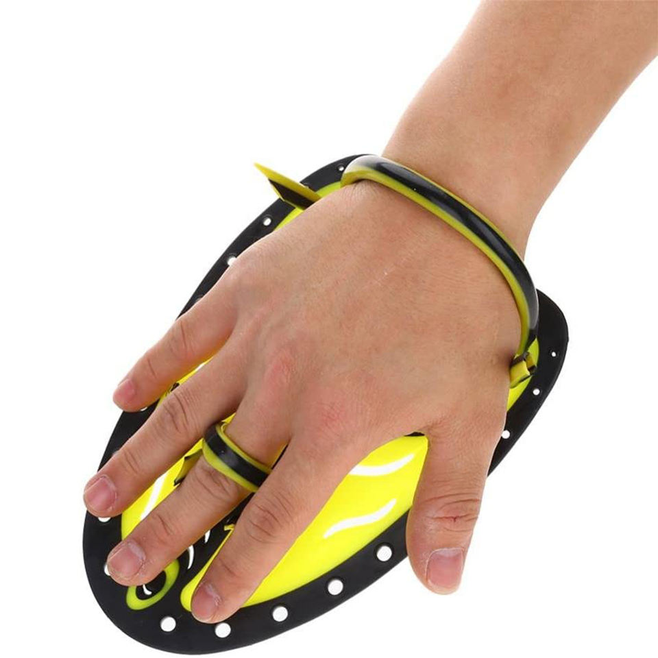 Professional Training Swim Hand Paddles | Adjustable PP+TPE Fins for Kids & Adults