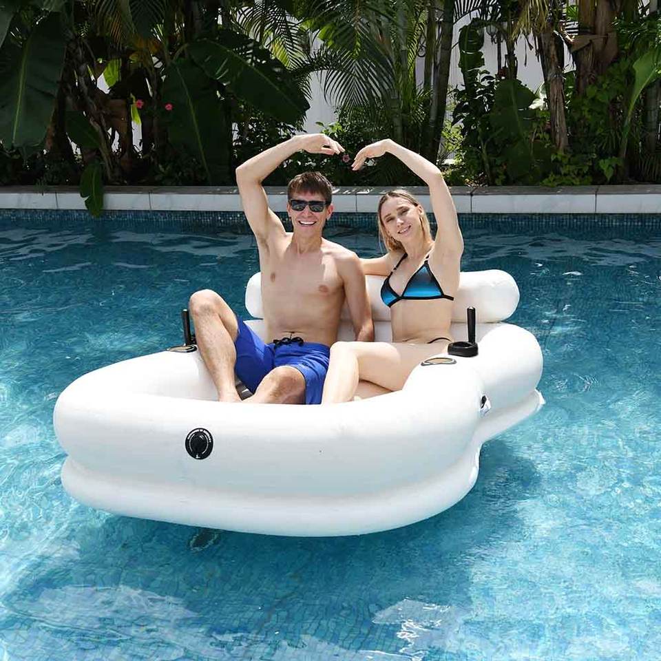 Y&G Motorized Inflatable Pool Lounger | Self-Propelled Float for Ultimate Relaxation