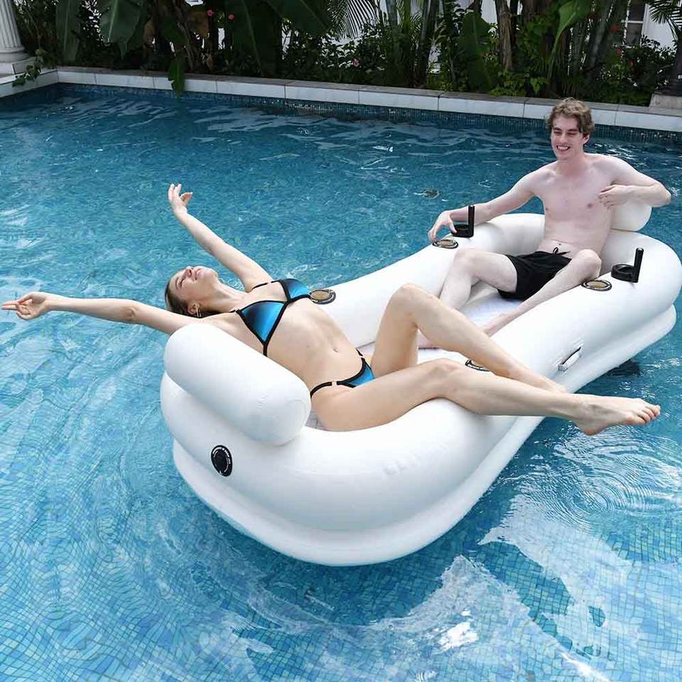 Y&G Motorized Inflatable Pool Lounger | Self-Propelled Float for Ultimate Relaxation