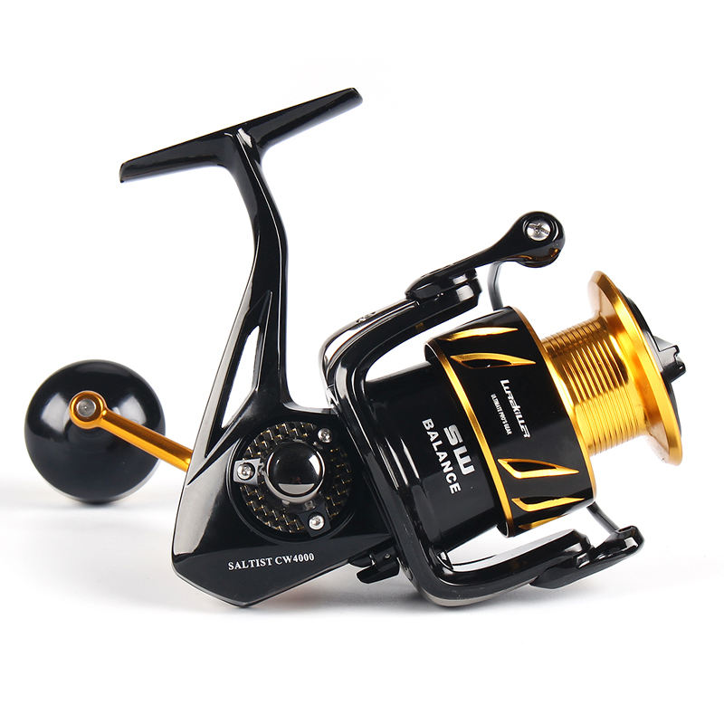 HUNTHOUSE CW Double Spools Spinning Reel - 15kg Drag, T6061 Aluminum, Magnetic Brake