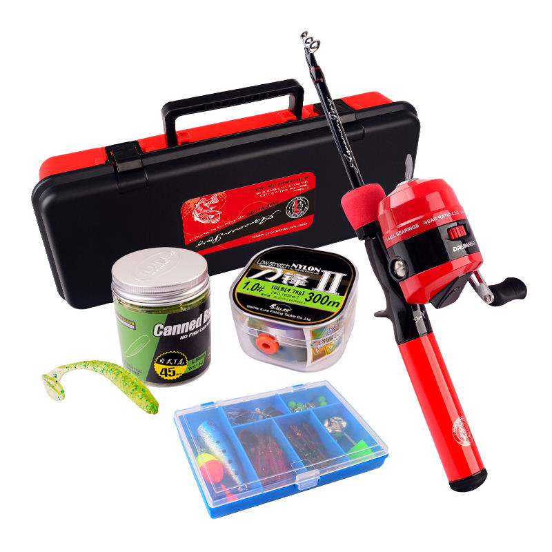 ILure Telescopic Fishing Rod Set – Spinning & Casting Combo with Reel and Line Kit