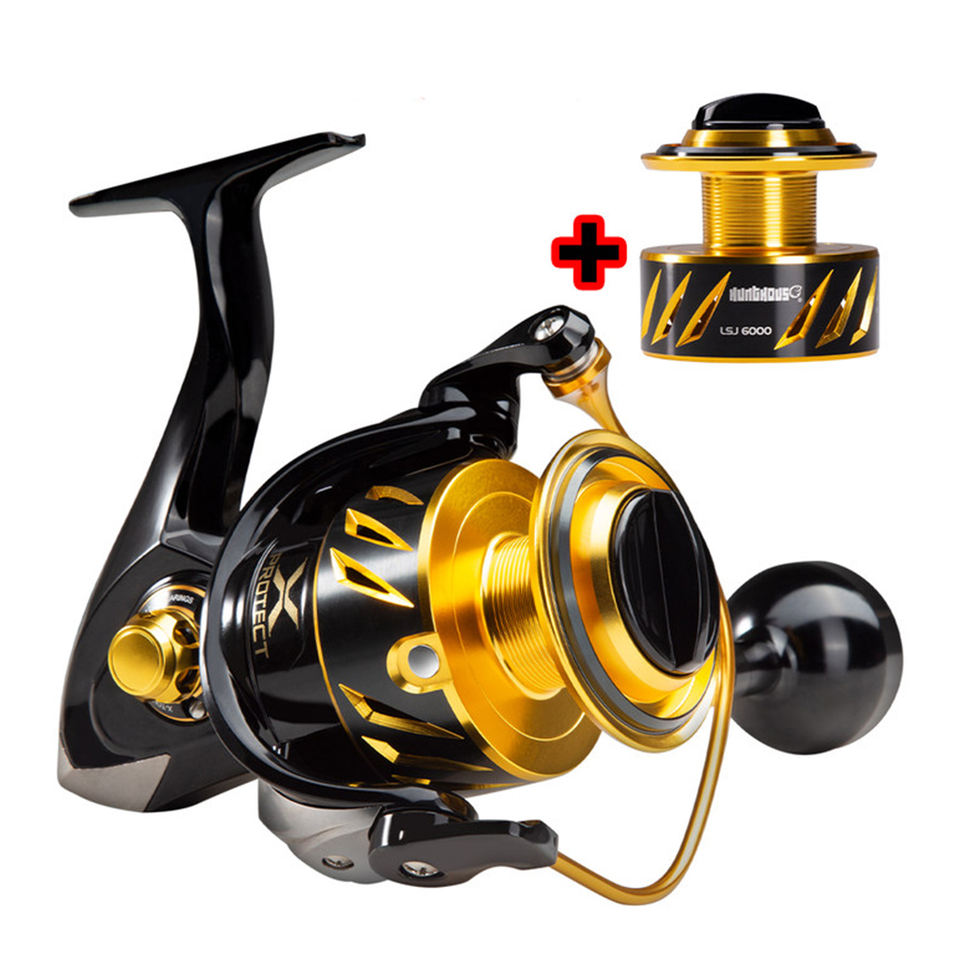 Hunt House High-Performance Saltwater Spinning Reel | 11+1BB, 35kg Max Drag, Metal Body