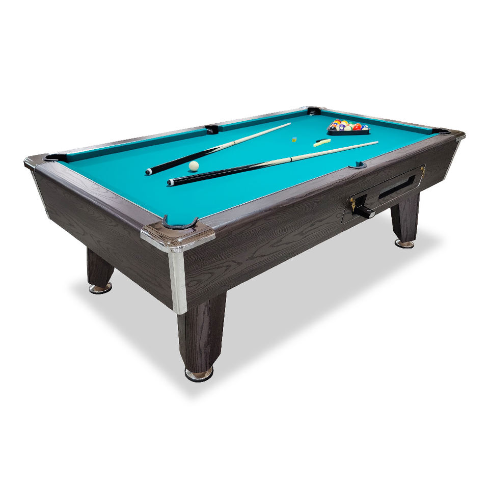 SZX 8ft/9ft British Style Snooker Coin Operated Billiard Table with Auto Ball Return System
