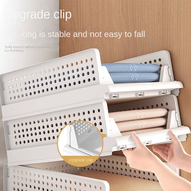 QX-Z03 Thickened Foldable Plastic Wardrobe with Drawers – Space-Saving Storage Cabinet
