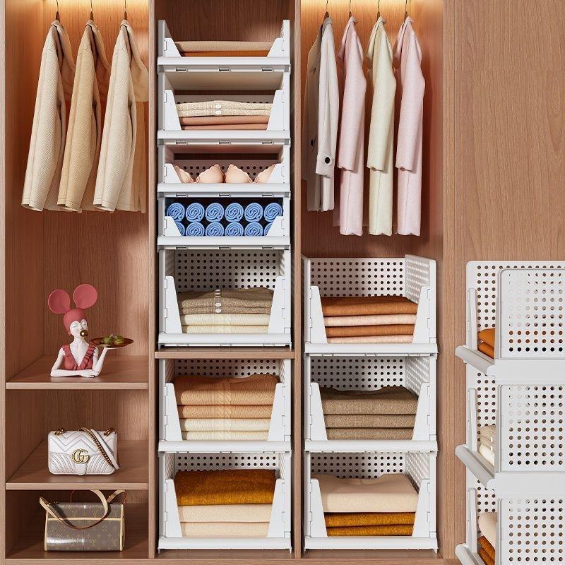 QX-Z03 Thickened Foldable Plastic Wardrobe with Drawers – Space-Saving Storage Cabinet