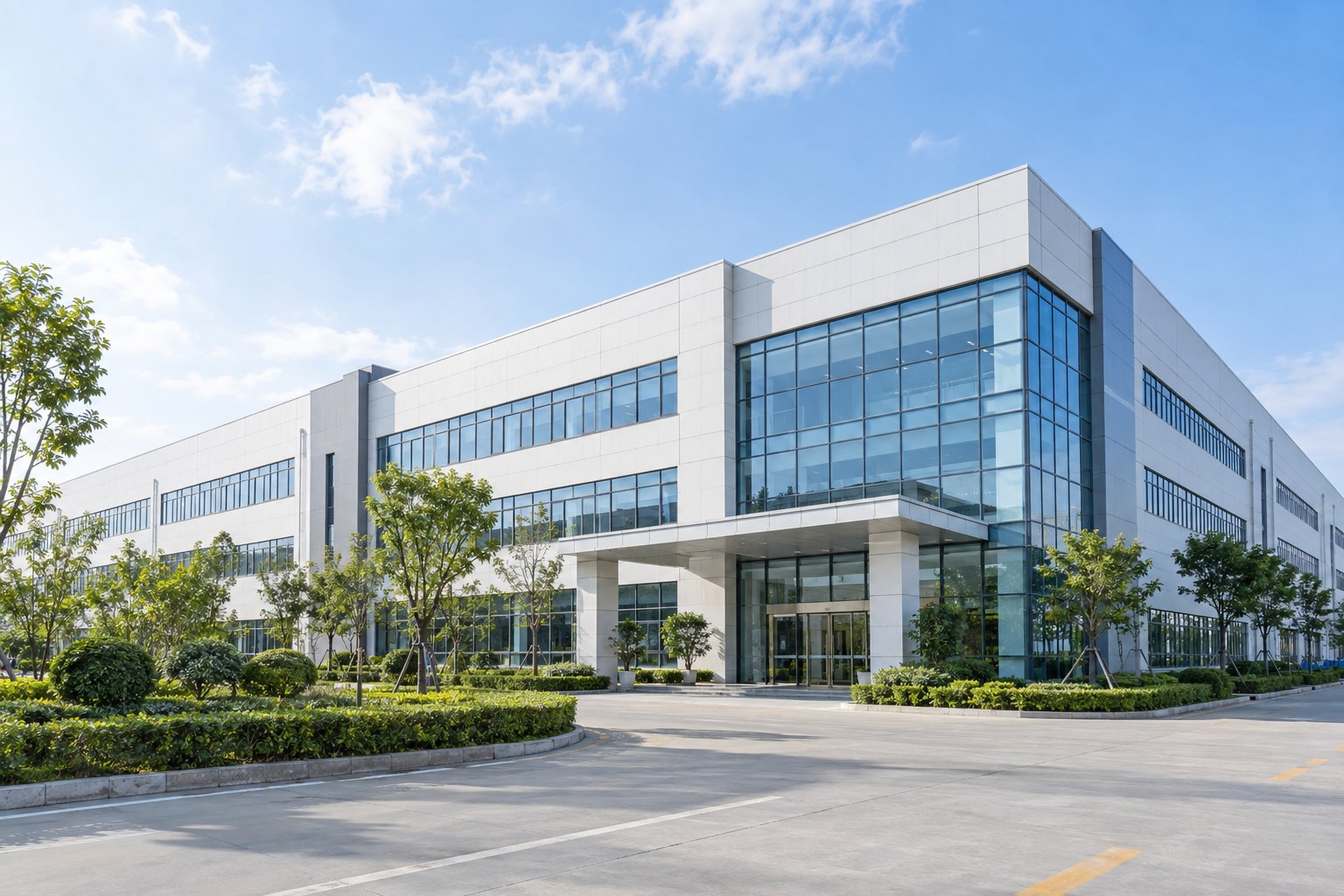 Our car air purifier factory building in Jiangmen, Guangdong