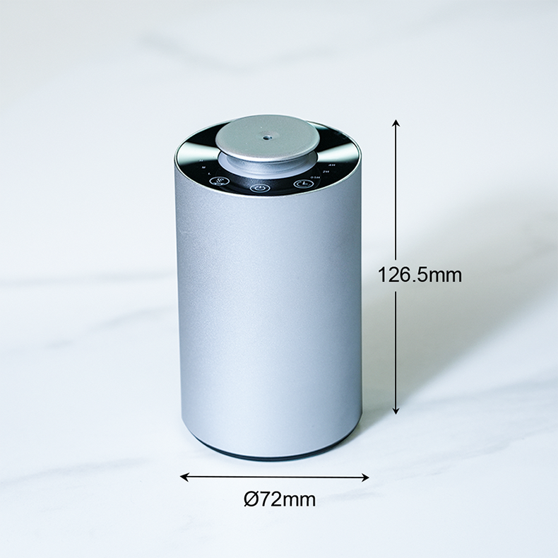 CNUS CAR ALU Portable Car Scent Diffuser, Mini USB Aroma Oil Diffuser Machine for Vehicle, Custom Logo Available