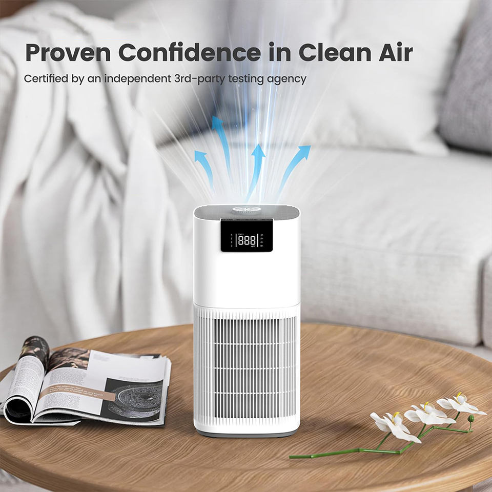 Smart Home Electric Air Purifier with H13 HEPA Filter | Plastic Focus Manufacturer for Household
