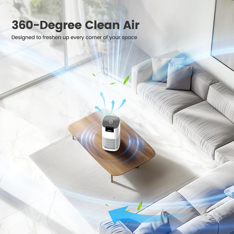 Smart Home Electric Air Purifier with H13 HEPA Filter | Plastic Focus Manufacturer for Household