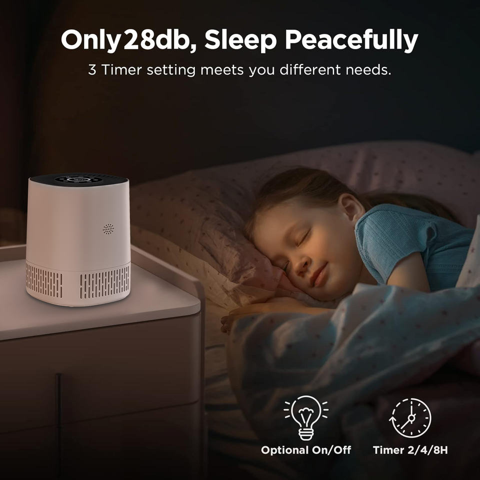 24-Year Air Purifier Manufacturer | CADR 100 Smart WiFi HEPA Purifier for Home
