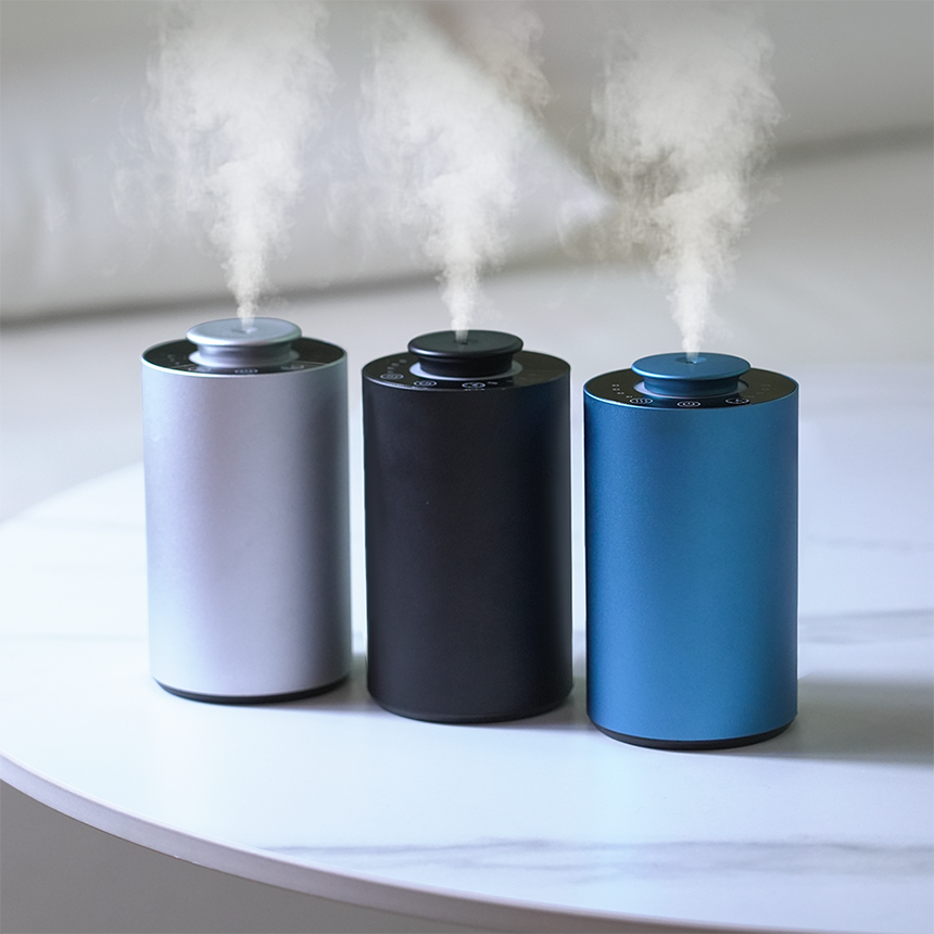 CNUS CAR ALU Aroma Scent Diffuser Waterless Essential Oil WiFi HVAC Vibration Sensor Car & Home Mode 2 in 1