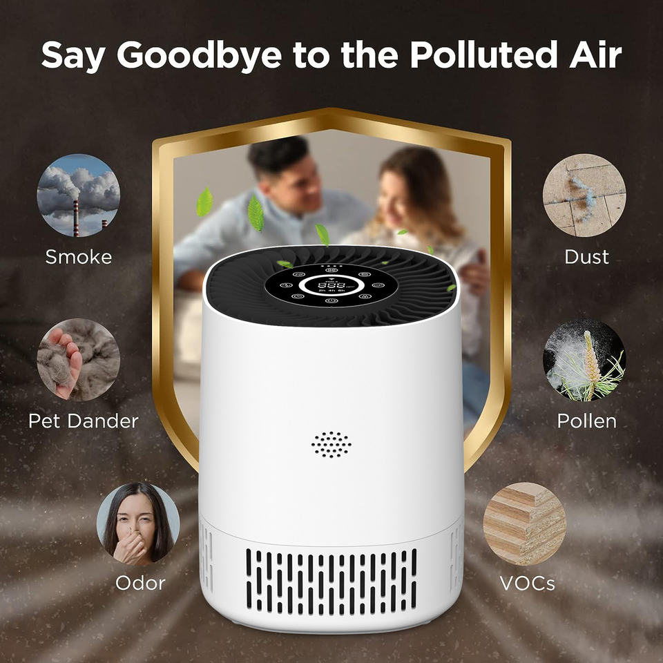 24-Year Air Purifier Manufacturer | CADR 100 Smart WiFi HEPA Purifier for Home