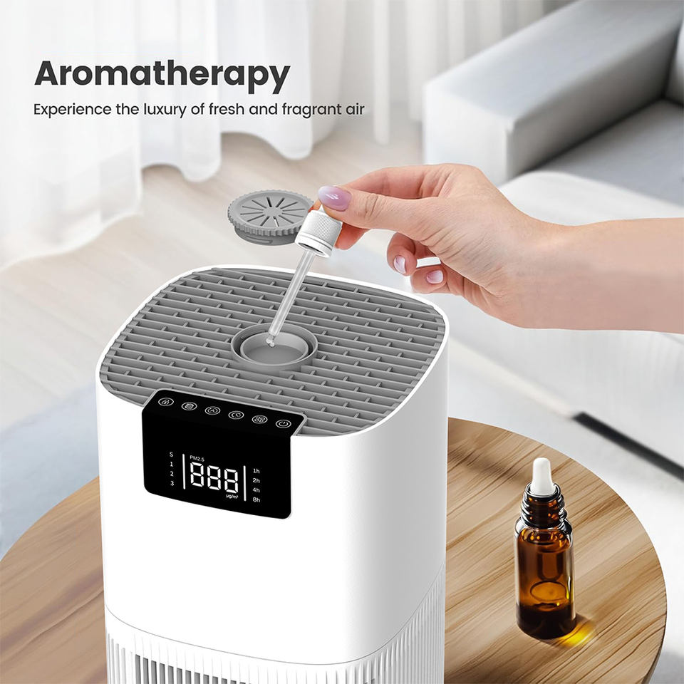 Smart Home Electric Air Purifier with H13 HEPA Filter | Plastic Focus Manufacturer for Household