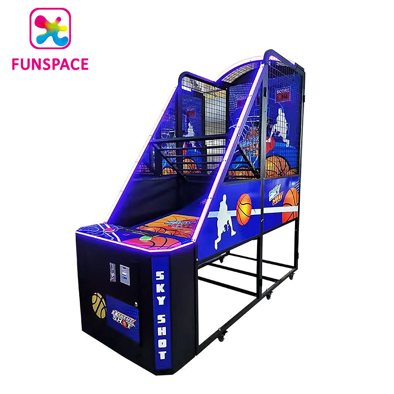 Funspace Commercial Coin-Operated Electronic Basketball Arcade Game Machine for Adults and Kids
