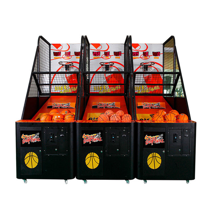 Commercial Foldable Arcade Basketball Shooting Game Machine | Metal & Acrylic
