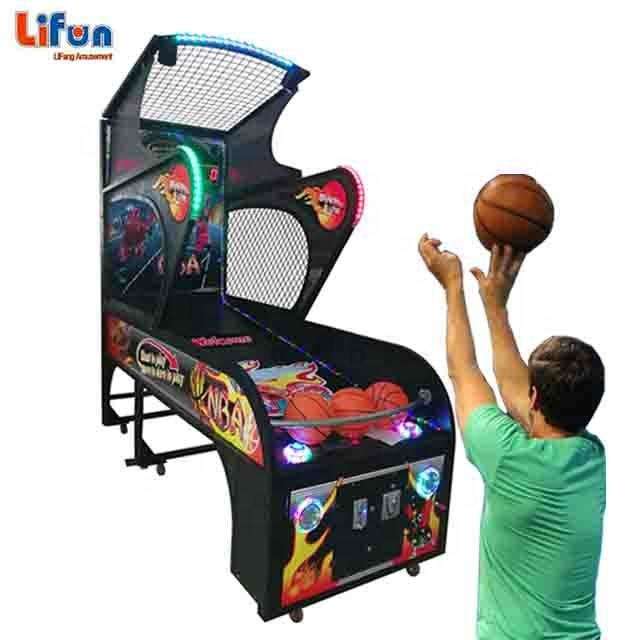Lifang LF-SP01 Indoor Coin-Operated Basketball Arcade Machine | 2-Player, 110V/220V, 300W