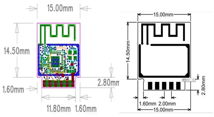 ESP32-C3 WiFi Module WT32C3-01N | 4MB Flash, BLE 5, DIP-11