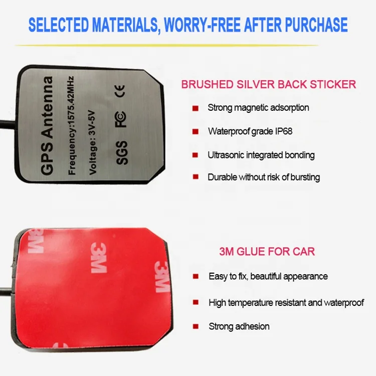 4G GNSS GPS Combo Antenna 42dBi External Car Navigation SMA