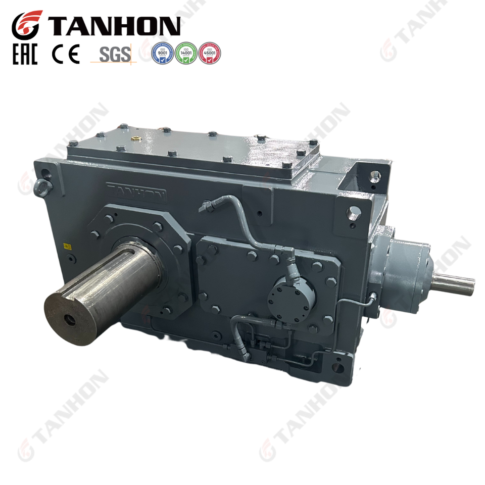 Heavy-Duty Helical Bevel Gearbox for Conveyor Systems | High Torque Industrial Gearbox