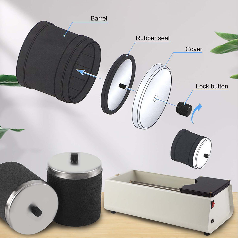 DT-30 Mini Rotary Jewelry Tumbler | Single & Double Barrel Polishing Machine