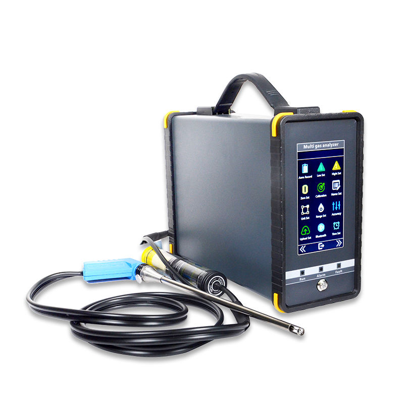 16-in-1 Portable Flue Gas Analyzer | NO2, CH4, SF6, Argon Multi-Gas Detector