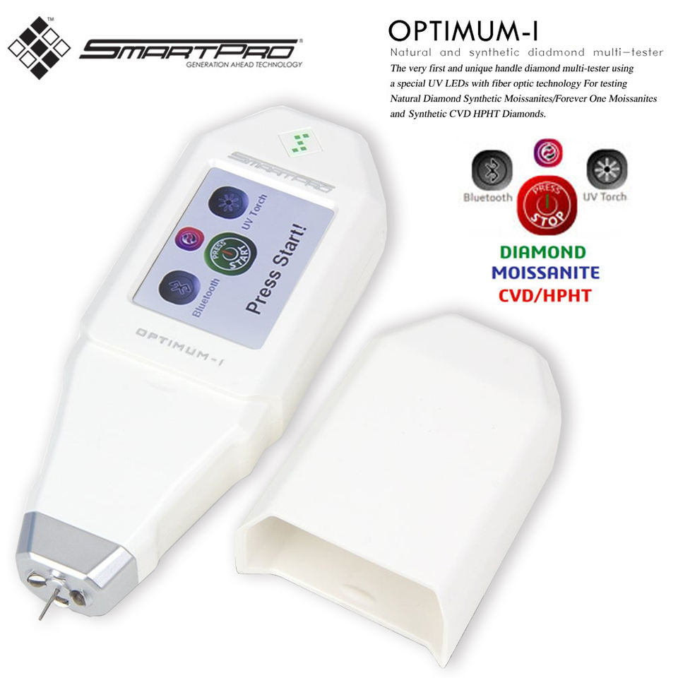 SmartPro Optimum I 3-in-1 CVD HPHT Diamond Tester | Handheld Moissanite & Synthetic Diamond Testing Pen