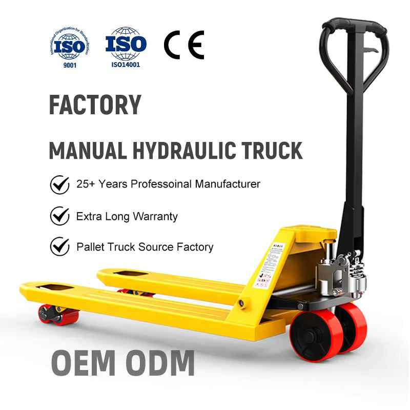 5 Ton Manual Pallet Jack | Heavy-Duty Hydraulic Hand Pallet Truck with Nylon Wheels