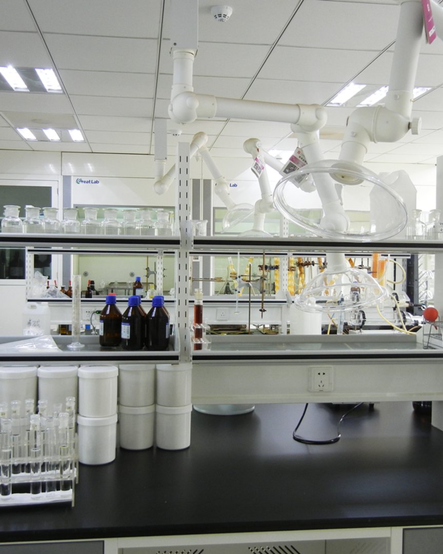 Chemical plant interior