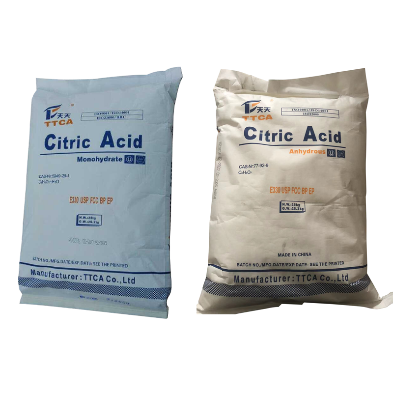 Food Grade Citric Acid Anhydrous 99.5% Purity 25kg Bag