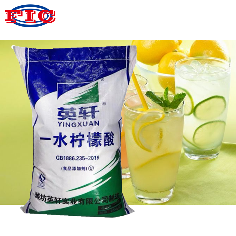 Food Grade Citric Acid Anhydrous 99.5% Purity 25kg Bag