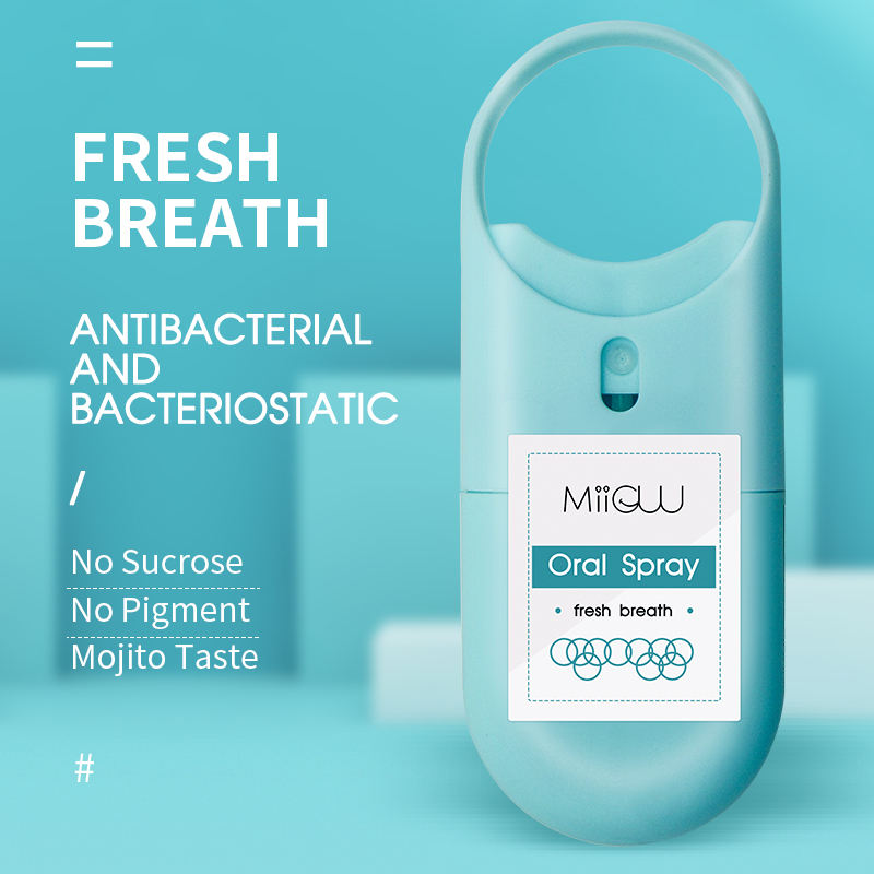 OEM Portable Cool Mint Oral Care Mist – Custom Packaging, Sugar-Free Breath Refresher Spray, Travel Size
