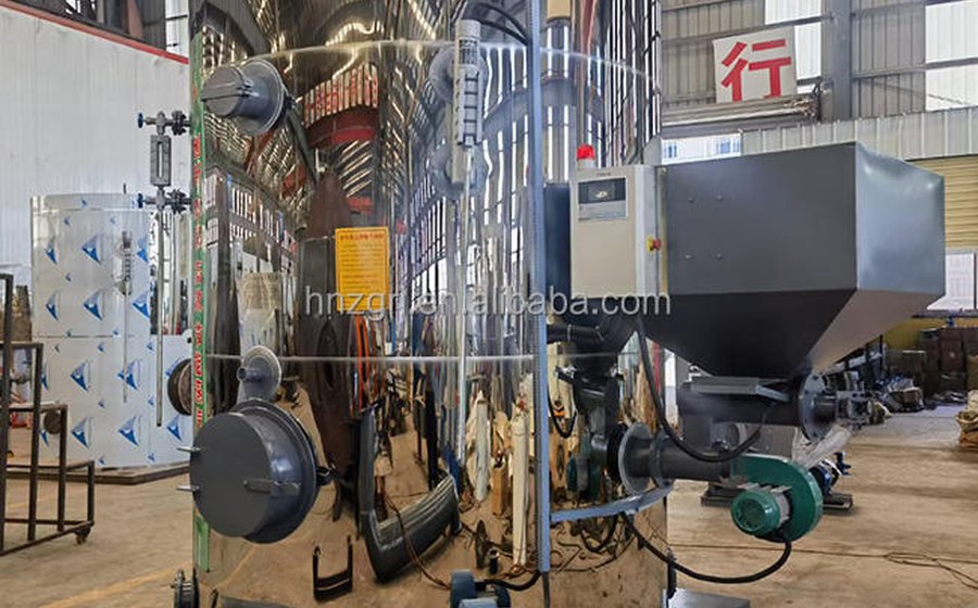 Industrial steam and hot-water plant